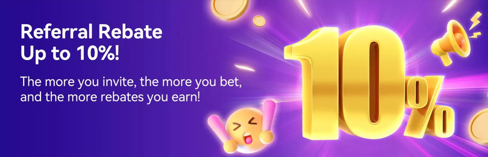 Referral Rebate Up to 10%!
