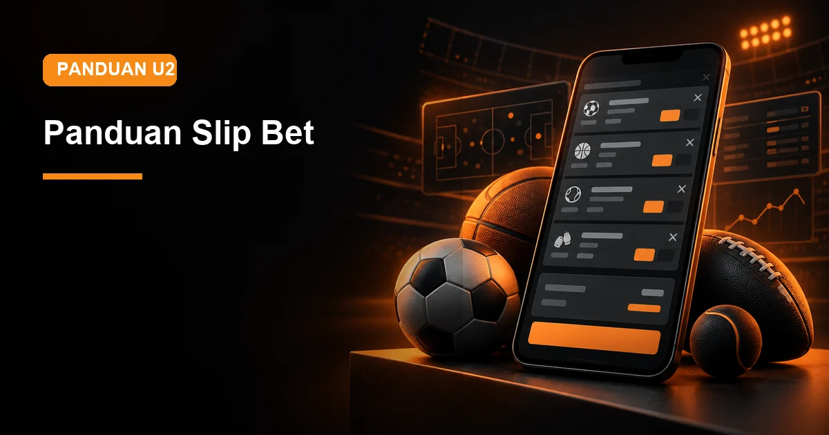 Panduan slip pertaruhan U2 Casino dengan antara muka sukan mudah alih generik